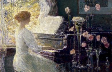 The Sonata, by Childe Hassam