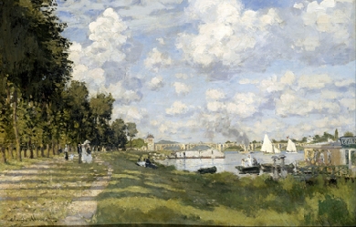 Argenteuil Basin, by Claude Monet