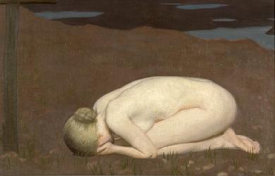 Youth Mourning, by George Clausen