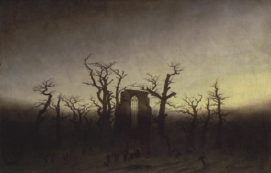 The Abbey in the Oakwood, by Caspar David Friedrich