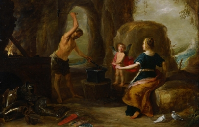 Venus visiting Vulcan’s Forge, by David Teniers the Elder