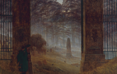 The Cemetery, by Caspar David Friedrich