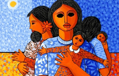 Mothers, by Cándido Bidó