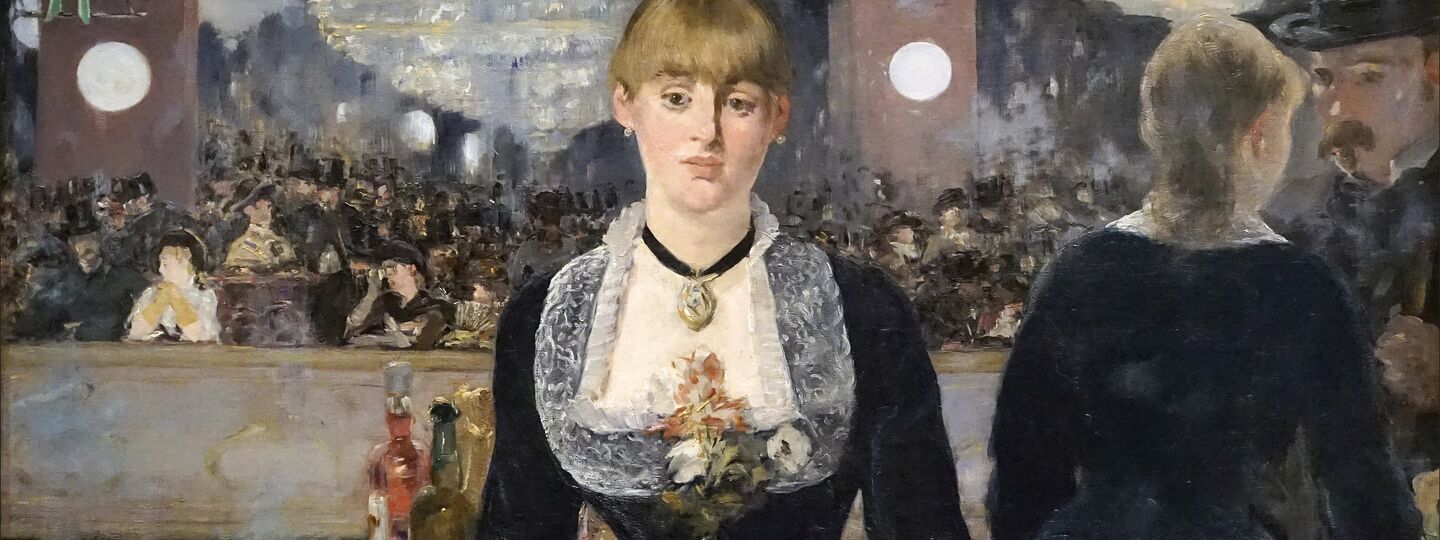 A bar in the Folies-Bergère, by Édouard Manet