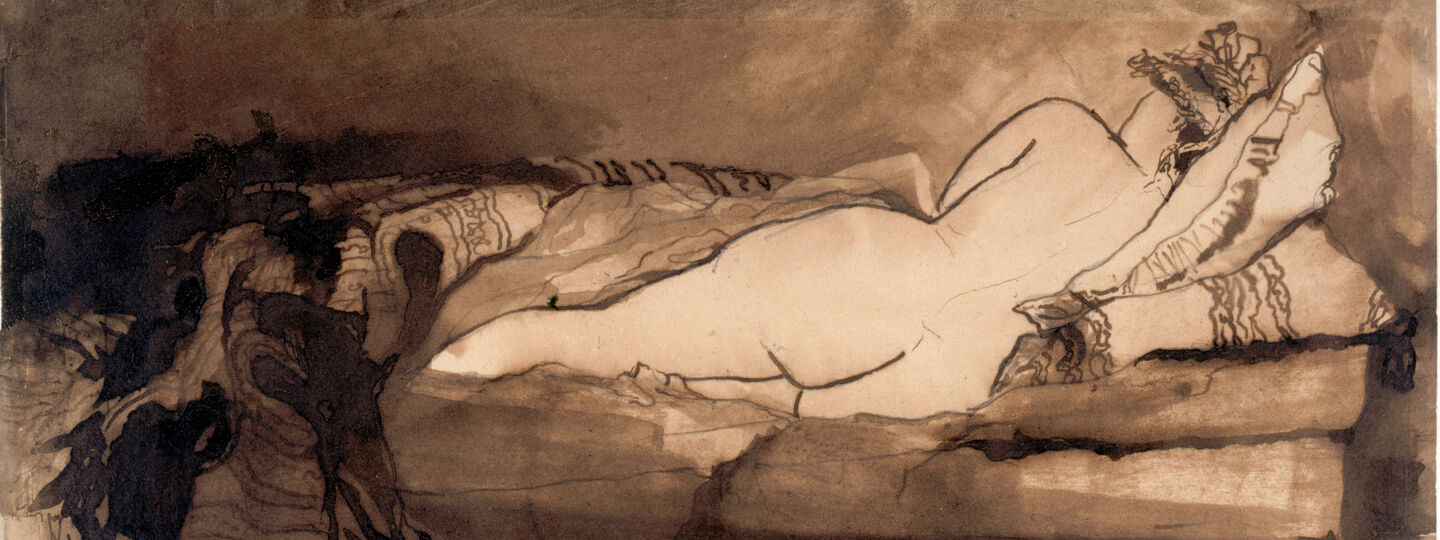 Sleeping Nude, by Victor Hugo