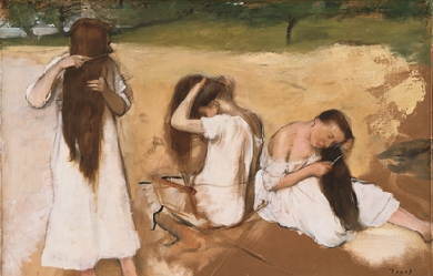 Women Combing Their Hair, by Edgar Degas