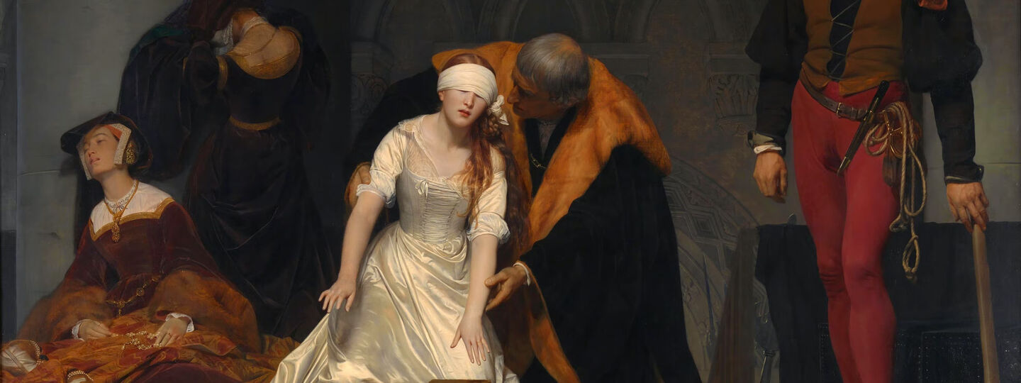 The execution of Lady Jane Gray, by Paul Delaroche