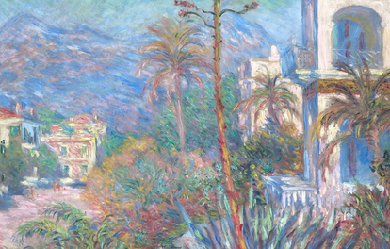 Villas at Bordighera, by Claude Monet