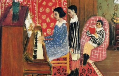 Lesson piano, by Henri Matisse