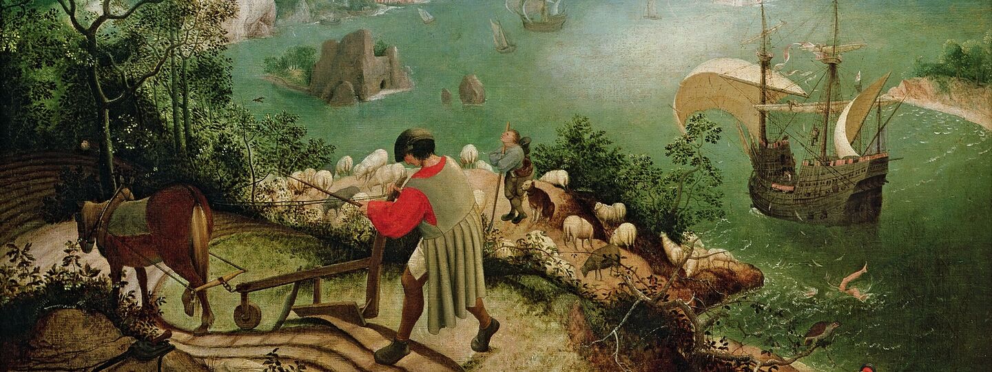 Landscape with the Fall of Icarus, by Pieter Brueghel el Viejo