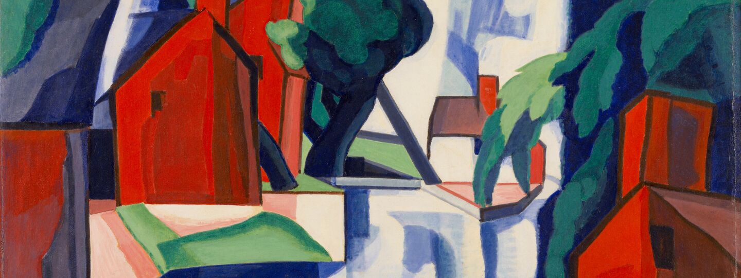 Blue Day, by Oscar Bluemner