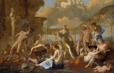 The Empire of Flora, by Nicolas Poussin