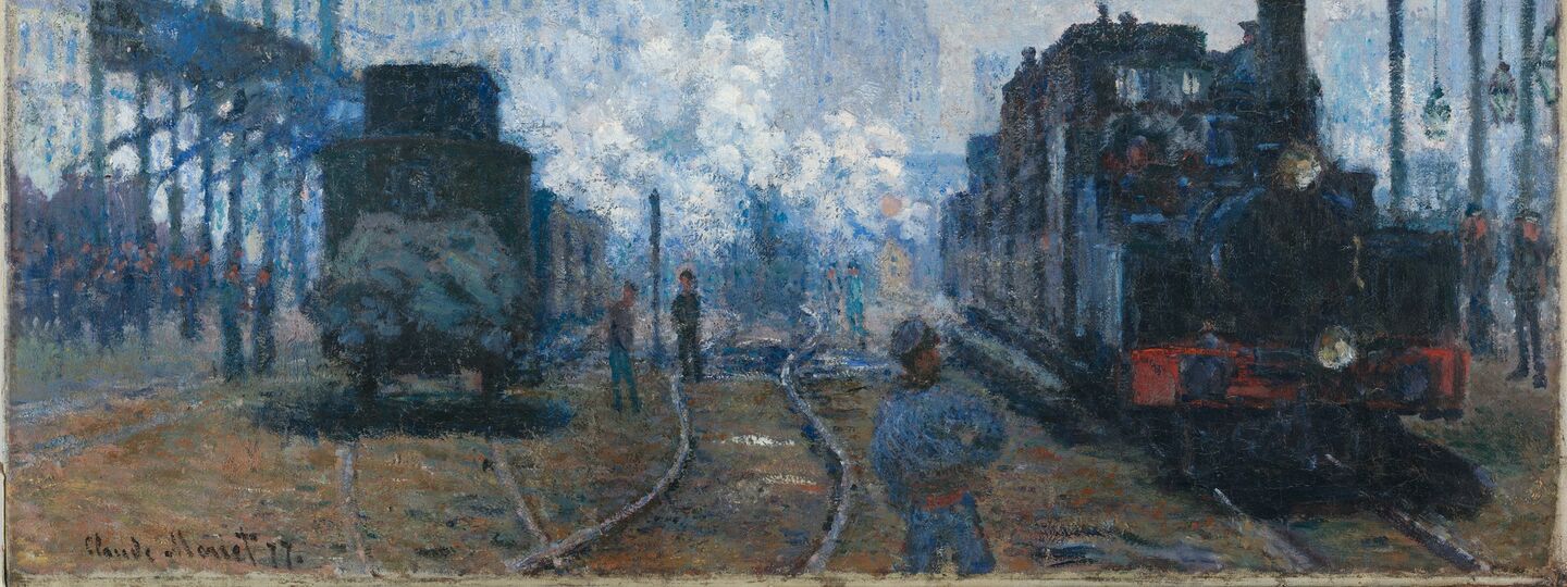 The Gare Saint-Lazare: Arrival of a Train, by Claude Monet