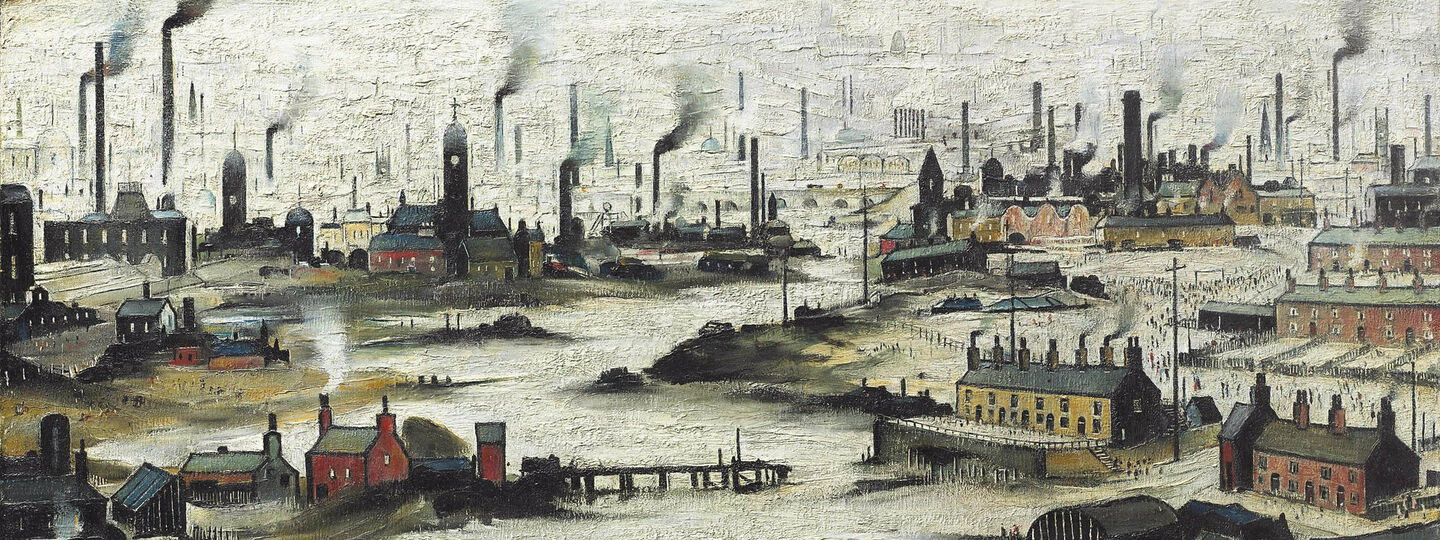 Industrial Landscape, by Laurence Stephen Lowry