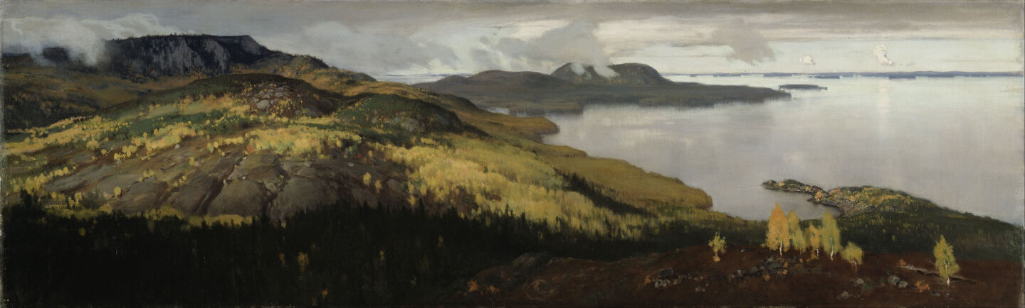 Autumn Landscape of Lake Pielisjärvi, by Eero Järnefelt