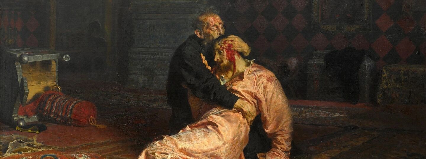 Ivan the Terrible and his son, by Iliá Repin