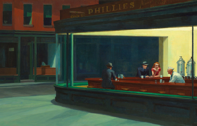 Nighthawks, by Edward Hopper