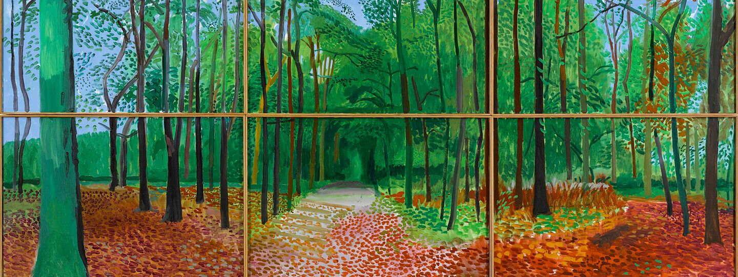 Woldgate woods, by David Hockney