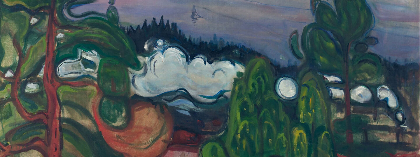 Train Smoke, by Edvard Munch