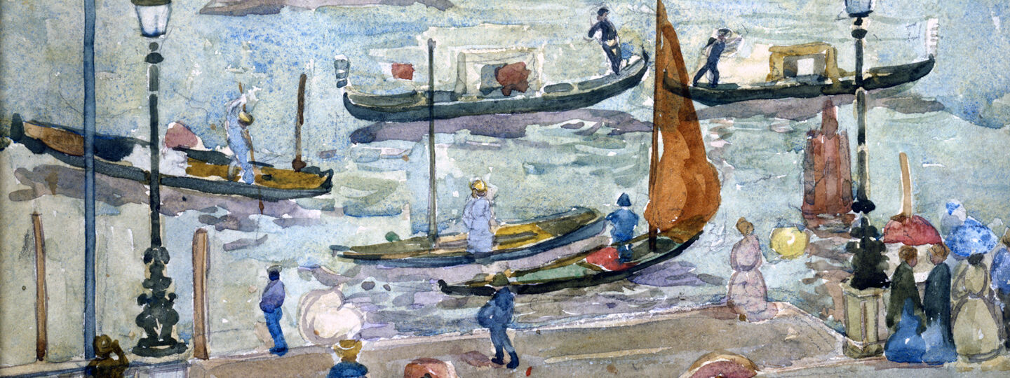Canal, Venice, by Maurice Prendergast