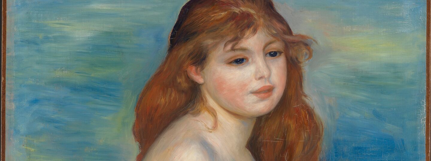 After bath, by Pierre-Auguste Renoir