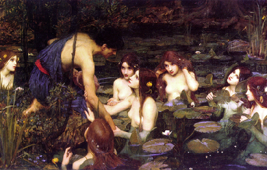 Hylas and the Nymphs, by John William Waterhouse