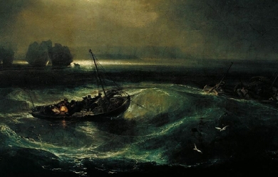 Fishermen at Sea, by Joseph Mallord William Turner