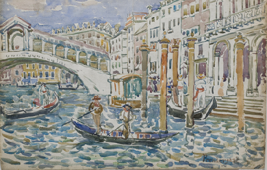 Canoeing, by Maurice Prendergast