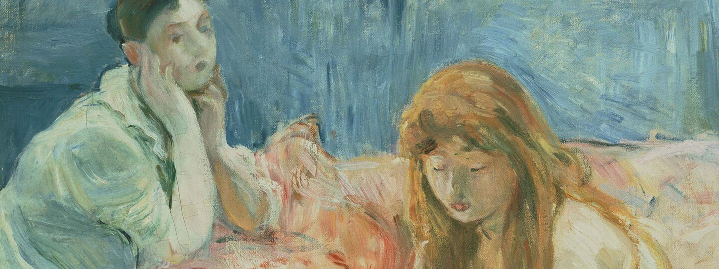 Two Girls, by Berthe Morisot