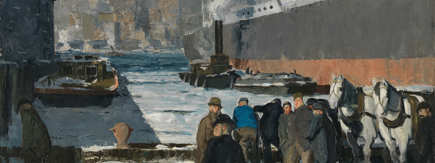 Men of the Docks, by George Bellows
