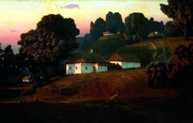 Evening in Ukraine, by Arjip Kuindzhi