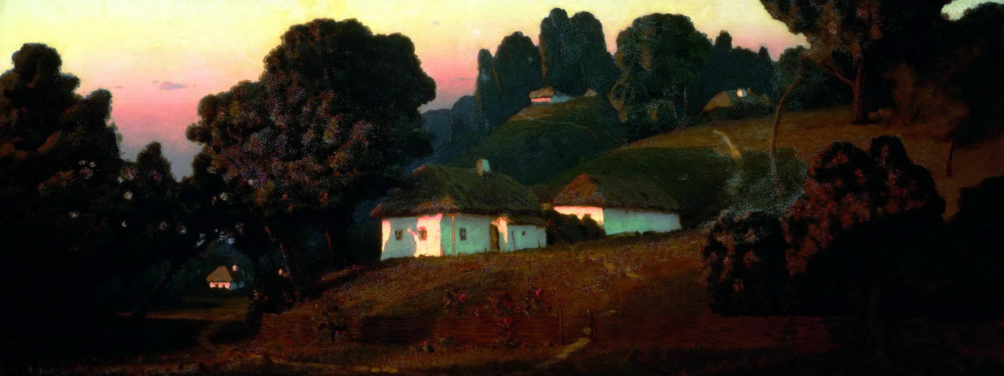 Evening in Ukraine, by Arjip Kuindzhi