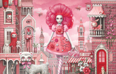 Pink Pop Barbie, by Mark Ryden