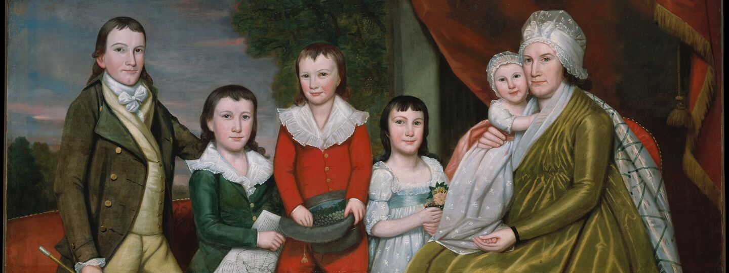 Mrs. Noah Smith and Her Children, by Ralph Earl