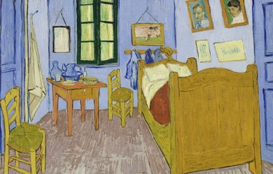 Van Gogh's Bedroom in Arles, by Vincent van Gogh