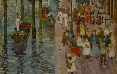 The Grand Canal, Venice, by Maurice Prendergast