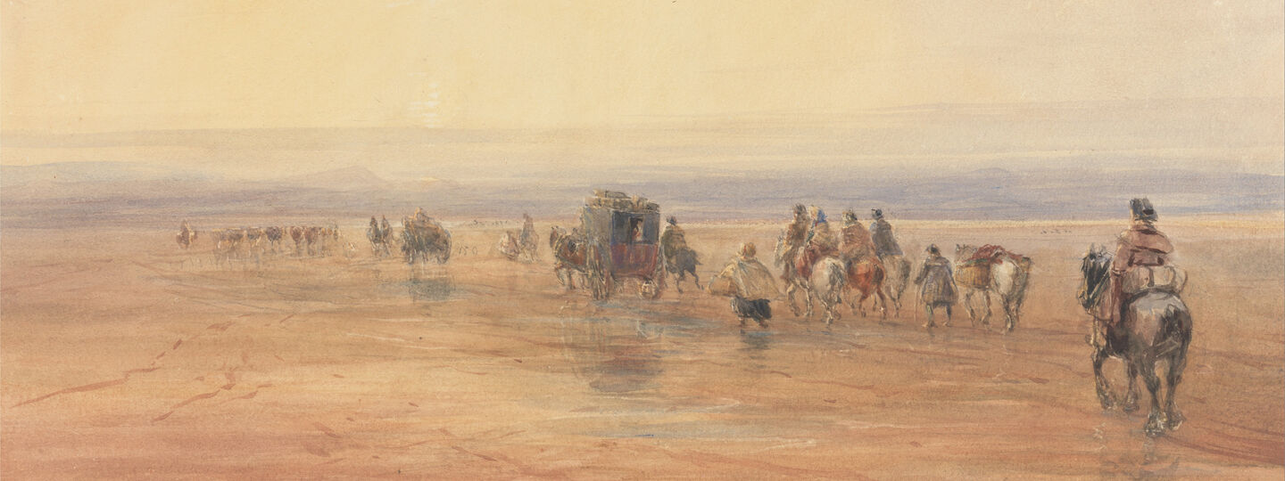 Crossing Lancaster Sands, by David Cox