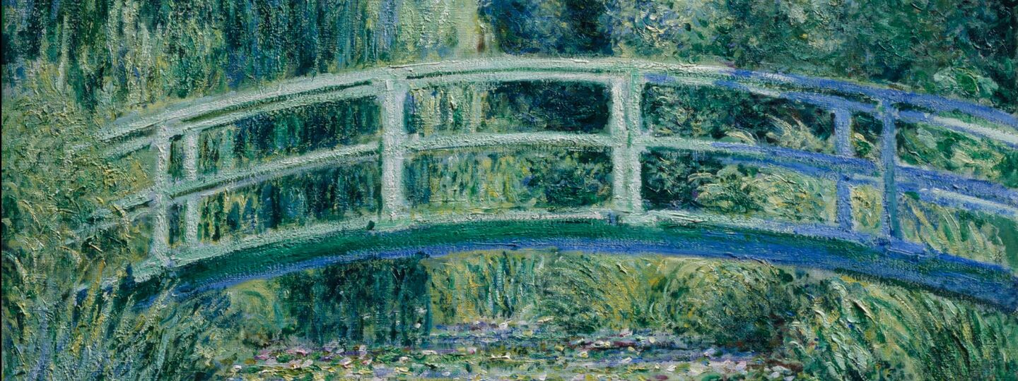 Water Lilies and Japanese Bridge, by Claude Monet