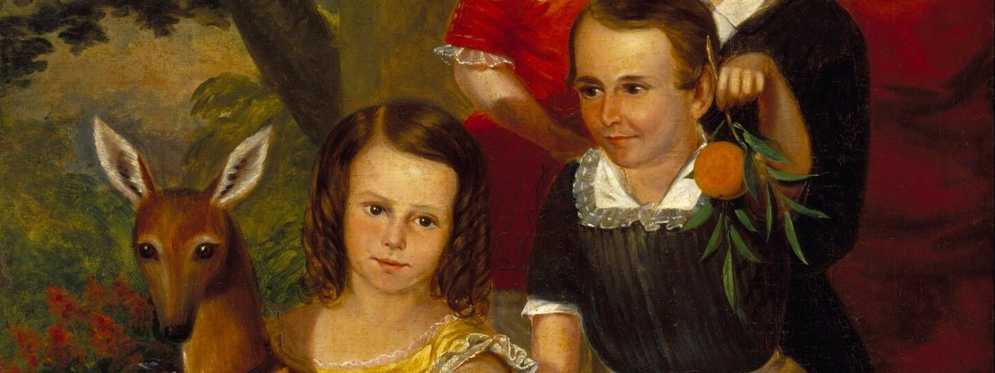 Portrait of the Jones Children of Galveston, by Thomas Flintoff 