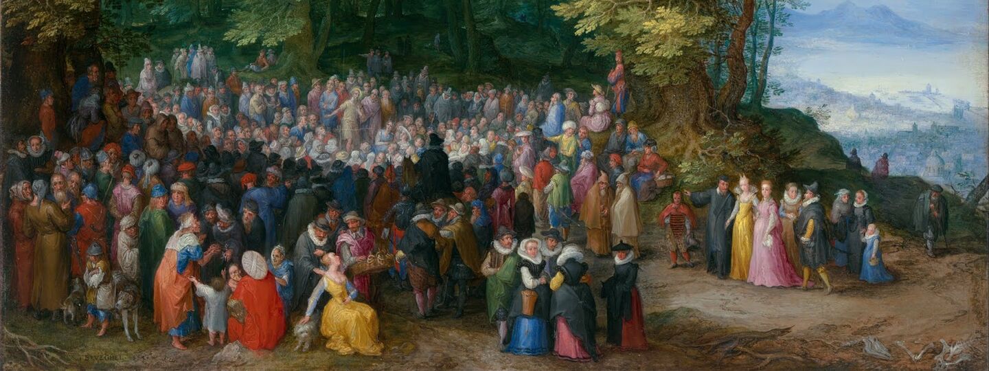 The Sermon on the Mount (Main View, front), by Pieter Bruegel the Elder
