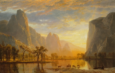 Valley of the Yosemite, by Albert Bierstadt