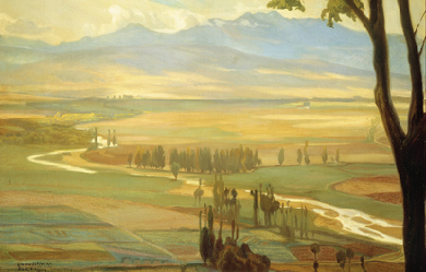 Avila Morning, The Ambles Valley, by Diego Rivera