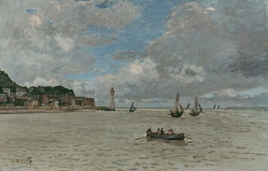 The Lighthouse at Honfleur, by Claude Monet