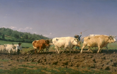 Ploughing in Nevers, by Rosa Bonheur