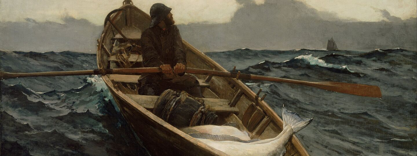 The Fog Warning, by Winslow Homer