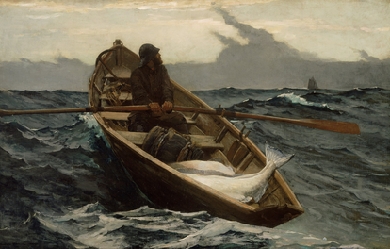 The Fog Warning, by Winslow Homer