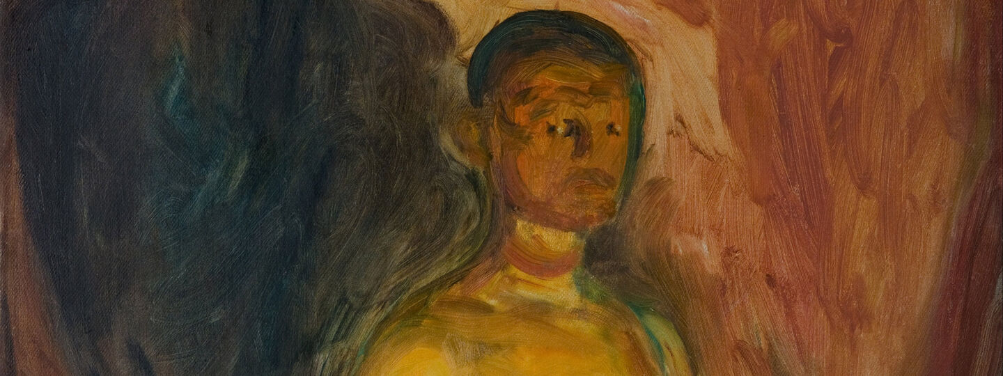 Self-Portrait in Hell, by Edvard Munch