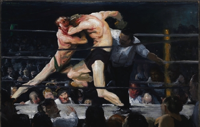 Stag at Sharkeys, by George Bellows