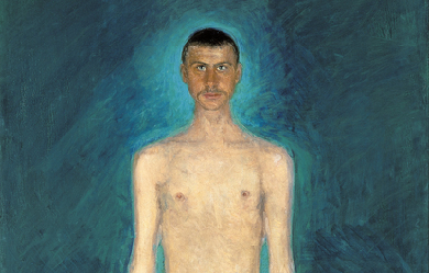 Semi-Nude Self-Portrait, by Richard Gerstl