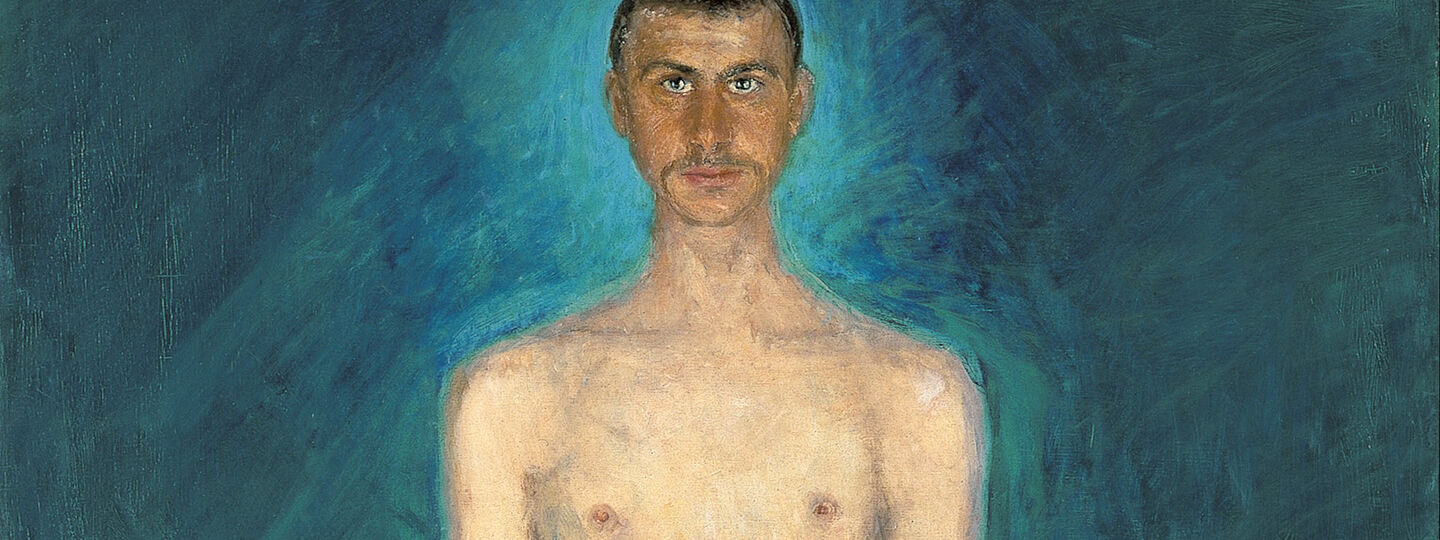 Semi-Nude Self-Portrait, by Richard Gerstl